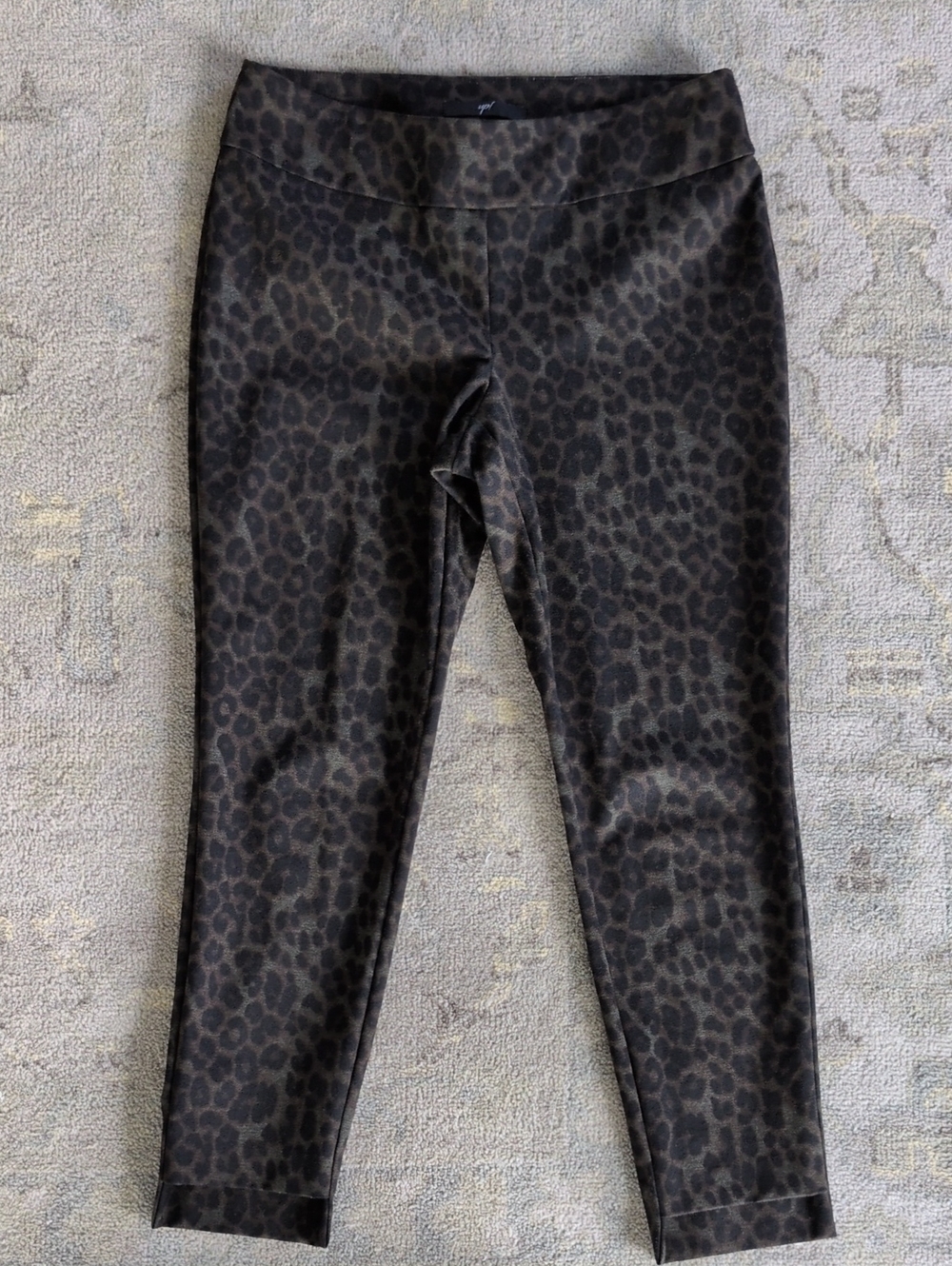 Up! Leopard Print Ankle Pants